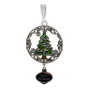 Merry Christmas Evergreen Tree - Colors of Christmas Ornament