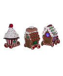 Gingerbread Train Set - 3 Piece LED Illuminated