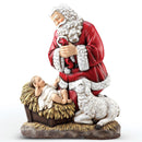 Kneeling Santa Slim Profile Figurine - Christmas >> Decor - by Roman