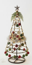Iron Ornament Stand Tree - Black -