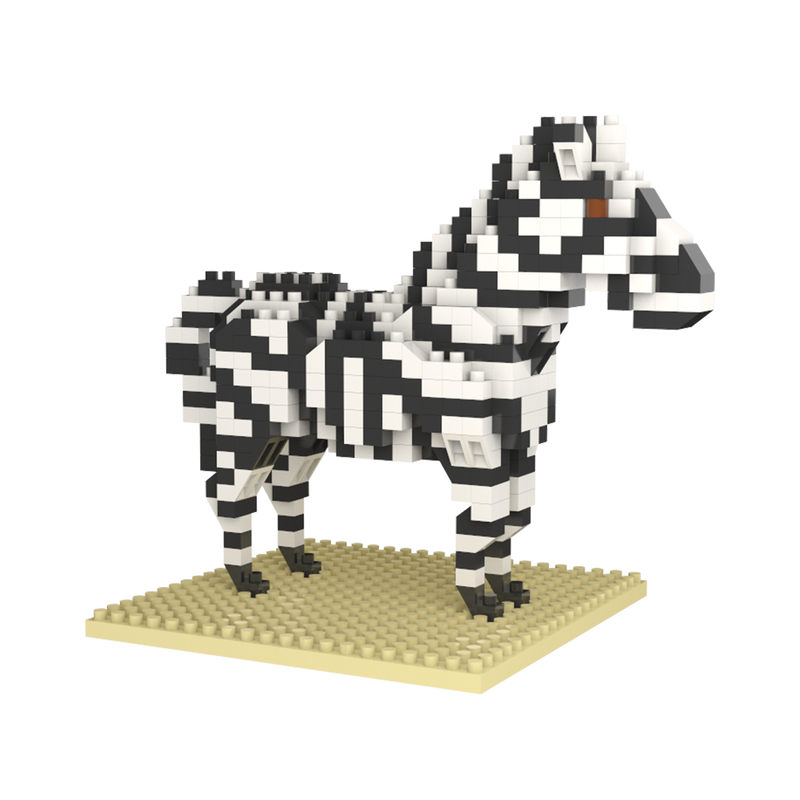 Mini Building Blocks -  Zebra