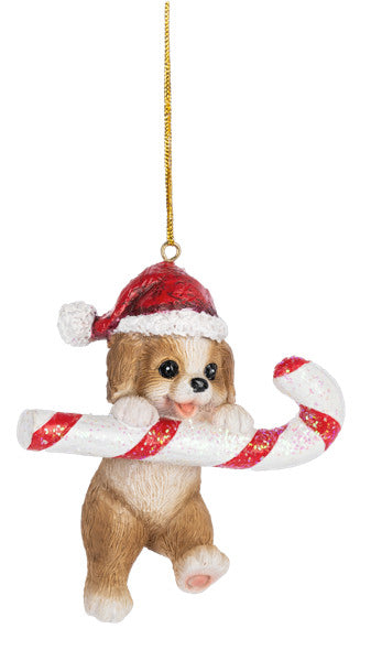 Christmas Puppy Ornament -