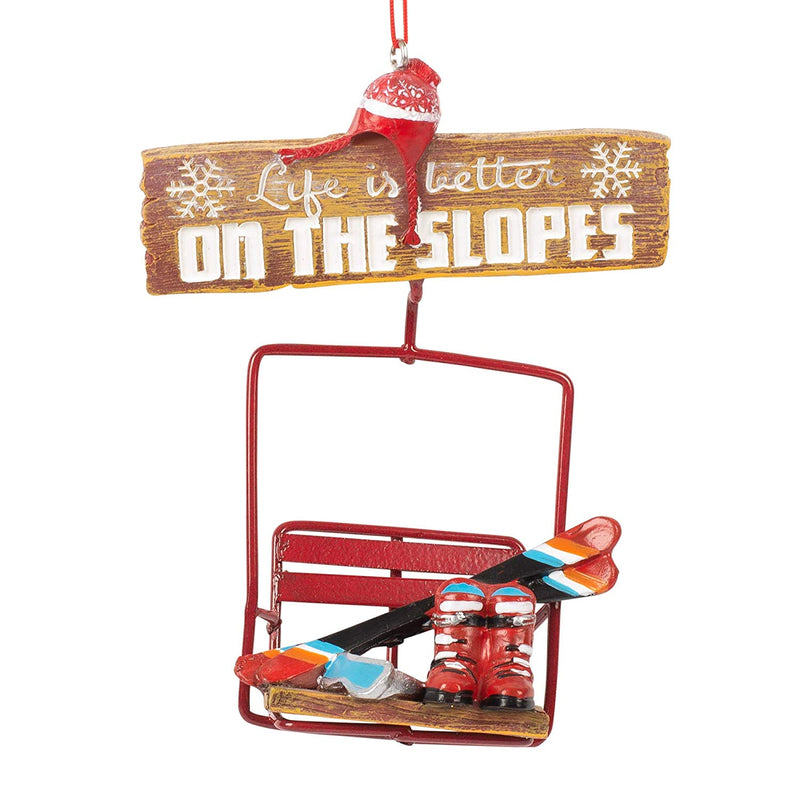 Life is Better on the Slopes Ornament - The Country Christmas Loft