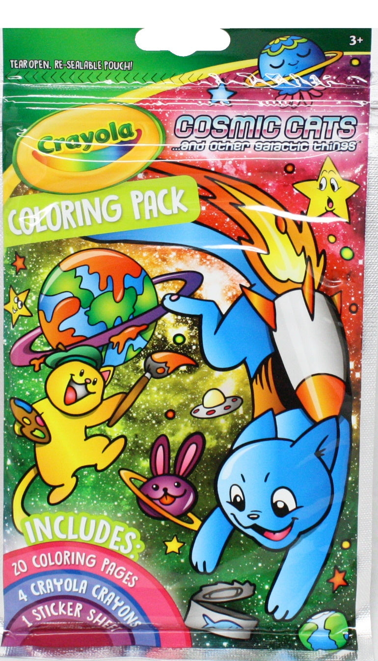 Crayola Cosmic Cats Coloring Pack