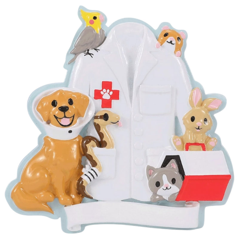 Lab Coat Vet Ornament