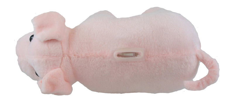 Plush Coin Bank - Pink Pig - The Country Christmas Loft