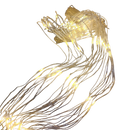 6' x 4' Firecracker LED Net Lights - Warm White - Silver Wire