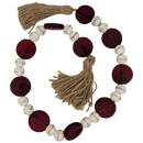 The Burgundy Jewel Garland - 36 Inch