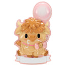 Highland Cow Cutesy Pink Baby Ornament - Christmas >> Ornaments >> Baby - by Polar X Ornaments