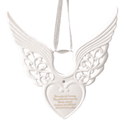 Wing Heart Memorial Ornament