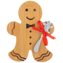 Gingerbread Merry Christmas Serving Board with Spreader