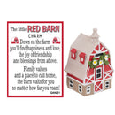 The Little Red Barn Charm - A Heartwarming Symbol of Home and Belonging - Charms and Worry Stones - by Ganz