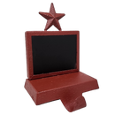 Chalkboard Stocking Hanger - Red