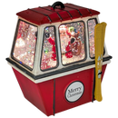 Merry Christmas Ski Gondola Lighted Snowglobe - Santa