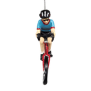 Bicycle Riding Ornament - Red Bike
