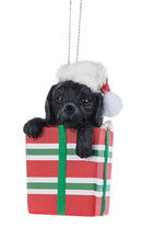 Comfy & Cozy Pet Ornament -  Black Lab - Christmas >> Ornaments >> Animals - by Ganz