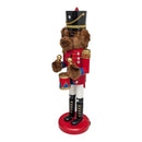 Teddy Bear Drummer Nutcracker - Nutcrackers - by Santas Workshop