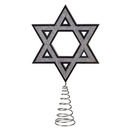 Silver Hanukkah Tree Topper