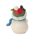 Snowman Ball Ornament Mini Figurine