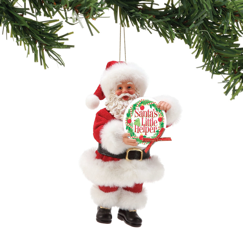 Possible Dreams Santa - Santa's Little Helper - The Country Christmas Loft
