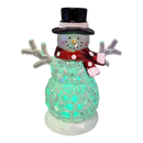 Lighted Shimmer Snowman - 4.5 inch