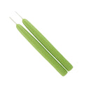 Mole Hollow Taper Pair (Lime Green) - - The Country Christmas Loft