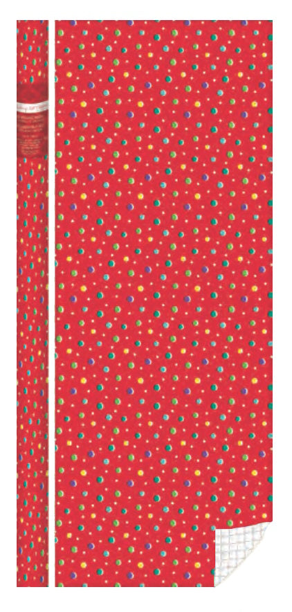 Cheerful Dots  Roll Wrap - 30" x 168"