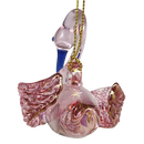 Egyptian Blown Glass Swan Ornament - Pink