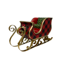 Resin & Metal Holiday Sleigh - Large