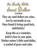 The Lucky Little Sand Dollar Charm - Gift Shoppe >> Jewelry >> Charms and Worry Stones - by Ganz - view 3