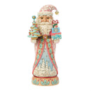 Nutcracker Santa Tree Figurine Pastel
