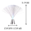 Color Changing Fibre Optic Lamp