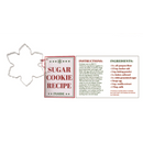 Metal Cookie Cutter with Recipe - Snowflake