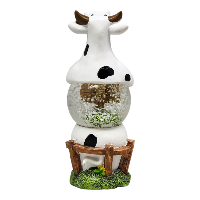Standing Cow Snowglobe