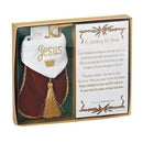 Stocking For Jesus Ornament - 4.5 inch