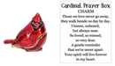Cardinal Prayer Charms