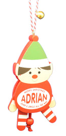 Dancing Wooden Ornament (A - D) -