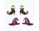 Spellbound Crystal Heels and Hats Earrings