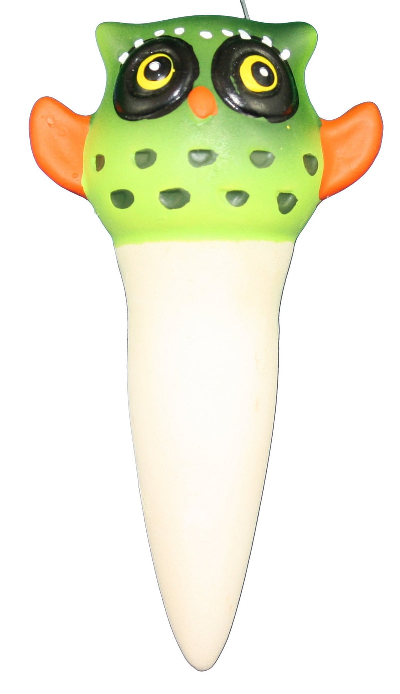 5 Inch Terra Cotta Owl Humidifier - Green