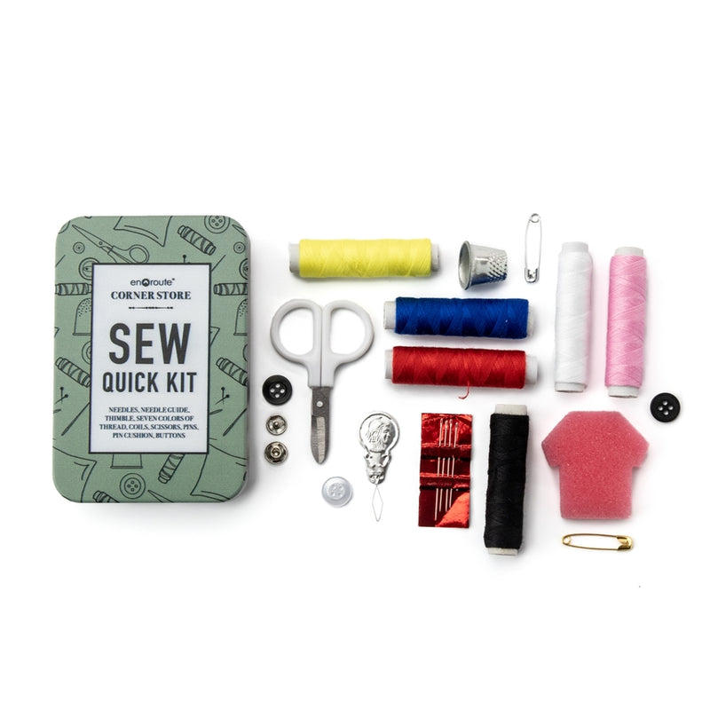 En Route Sew Quick Kit - Emergency Sewing Kit in Tin – The Country ...