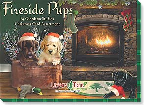 Fireside Pups Boxed Christmas Assortment - The Country Christmas Loft