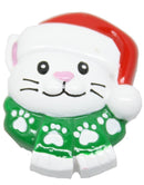 Cat with Scarf Stick On - The Country Christmas Loft