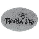 Proverb Stone - He is a Shield to those Who take Refuge in Him - Gift Shoppe >> Jewelry >> Charms and Worry Stones - by Angel