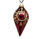 Krebs Value Glass Ornament 4 pack - Vintage Teardrop Reflectors