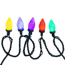 100L Multicolor LED Opaque C7 String Lights On Spool - Christmas >> Lighting - by Kurt Adler - view 2