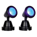 Round Spot Lights - Blue - Set of 2
