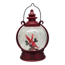 Cardinal Lighted Spinning Water Globe - Getting Ready To Fly