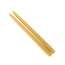 12" Natural Beeswax Taper Candle Pair - The Country Christmas Loft