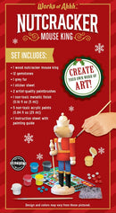 Nutcracker Mouse King  Wood Craft And  Paint Kit
