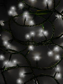 Jingle Bright 100 LED Light Set - Pure White - Christmas >> Lighting - by Kurt Adler - view 2